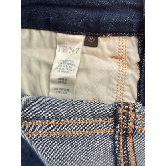 7 For All Mankind Dark Blue Jeans Skirt Women's Size 0 NWOT - Picture 4 of 5